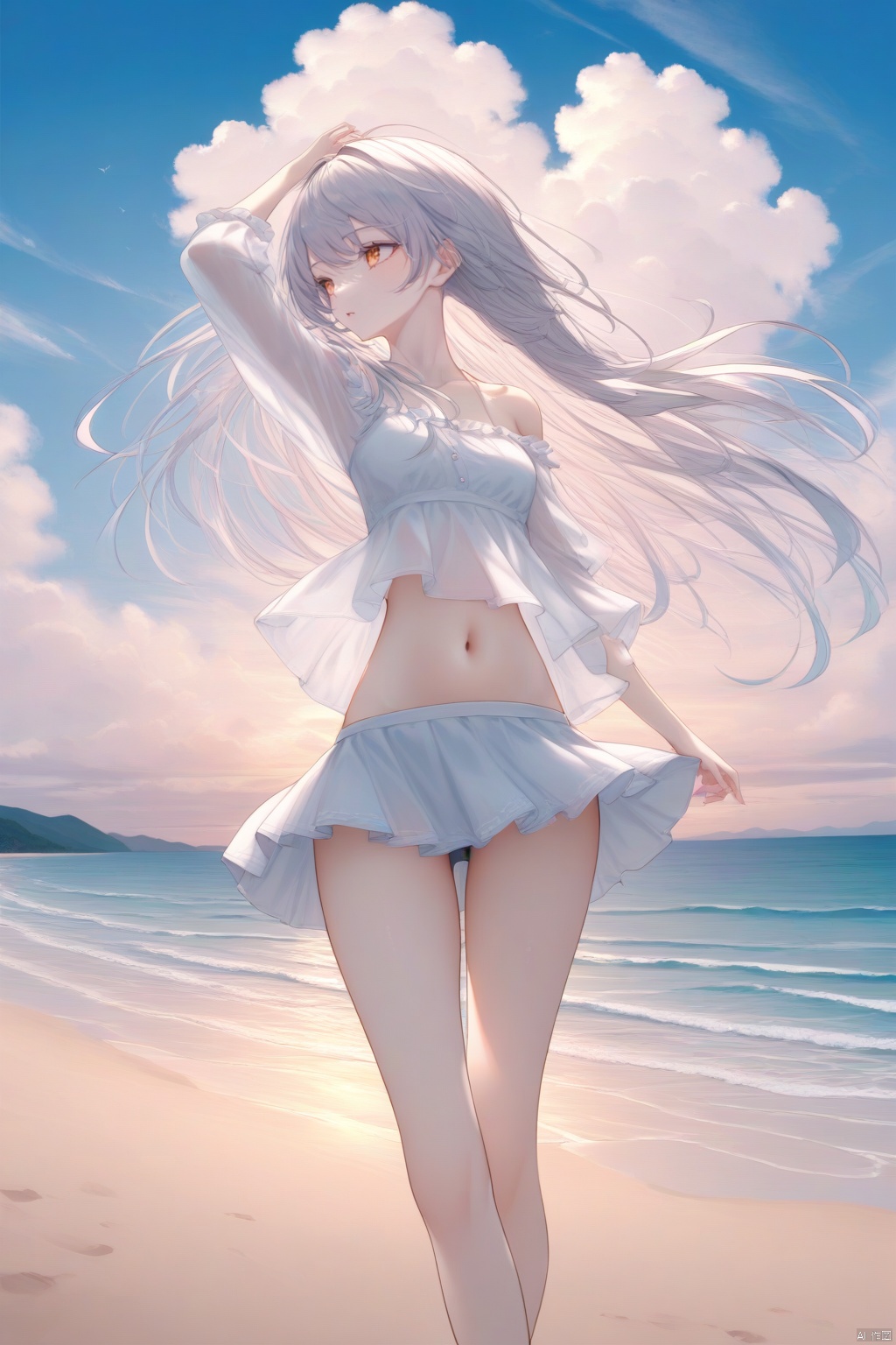 1Girl,  solo,  outdoor on Tensor.Art