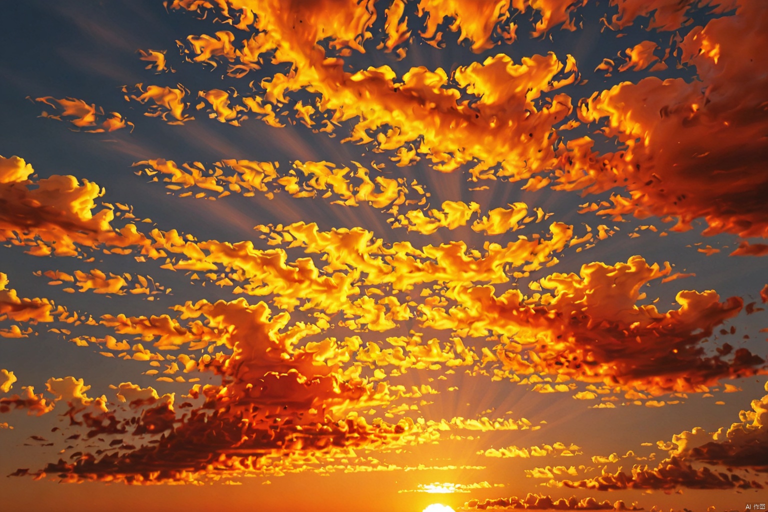  Sunset sky 
