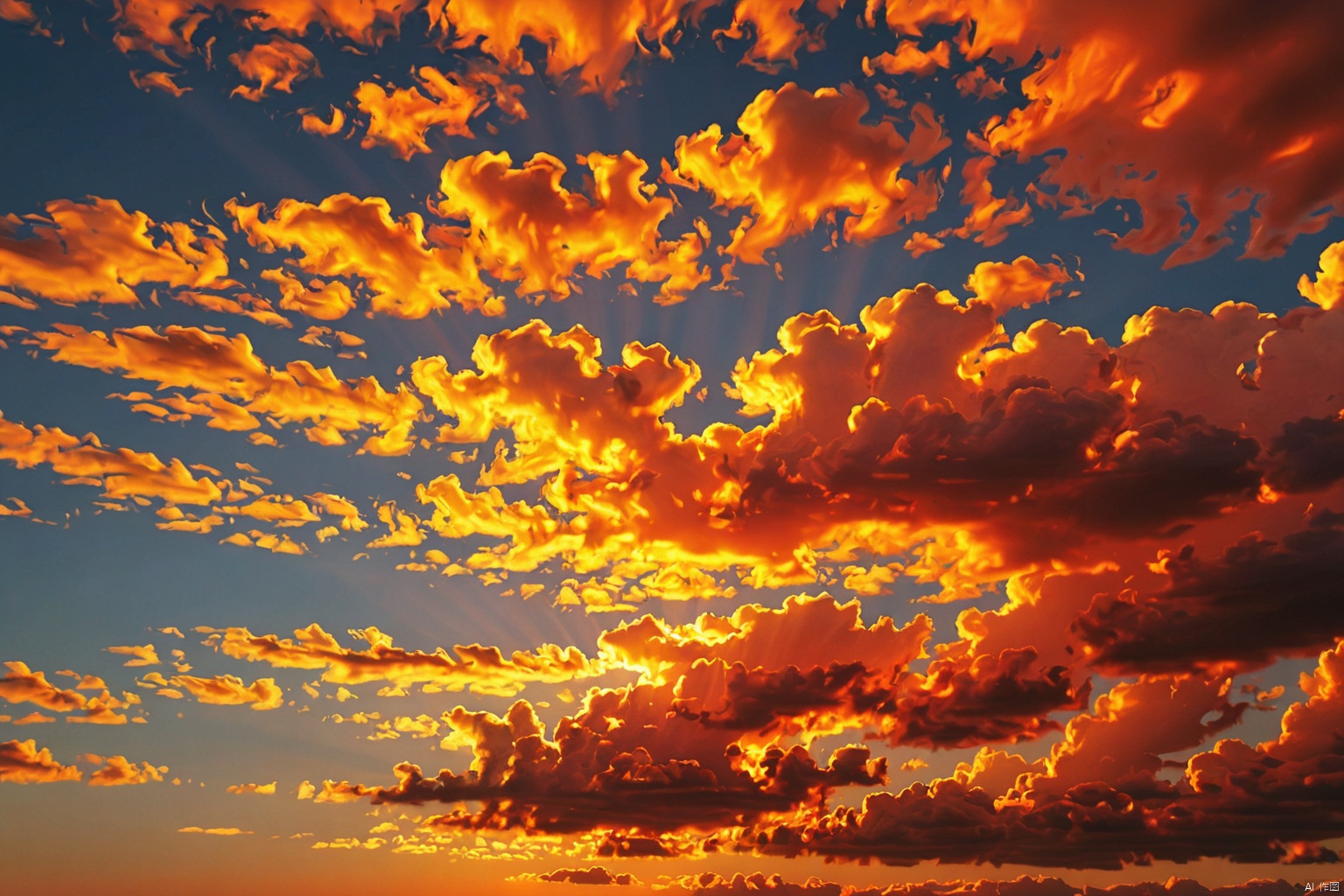 Sunset sky 
