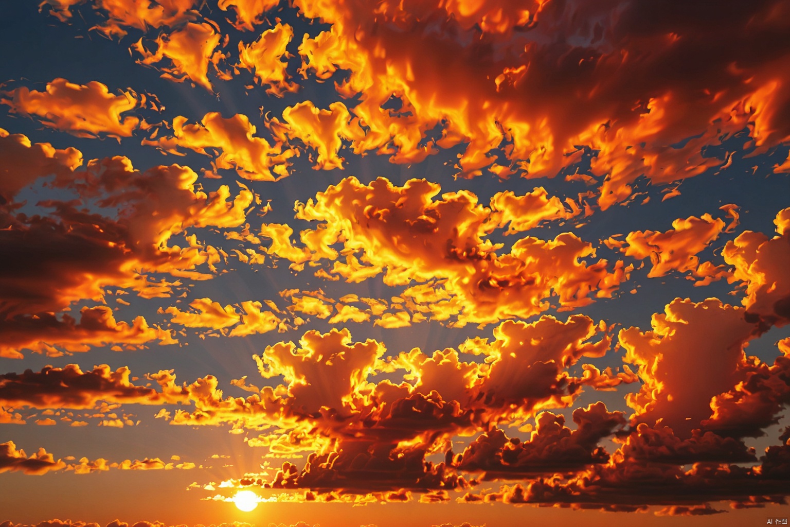  Sunset sky 
