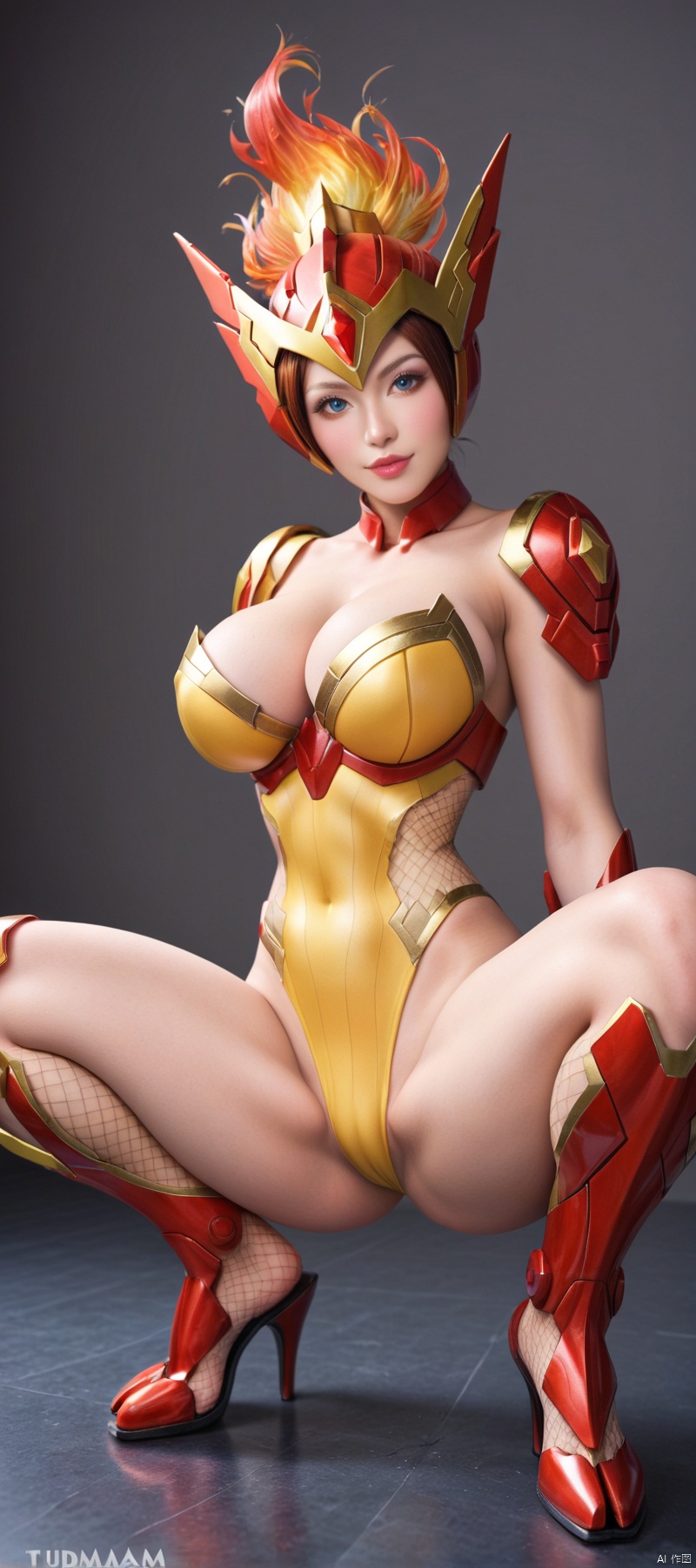 1 girl,  flame body,  masterpiece on Tensor.Art