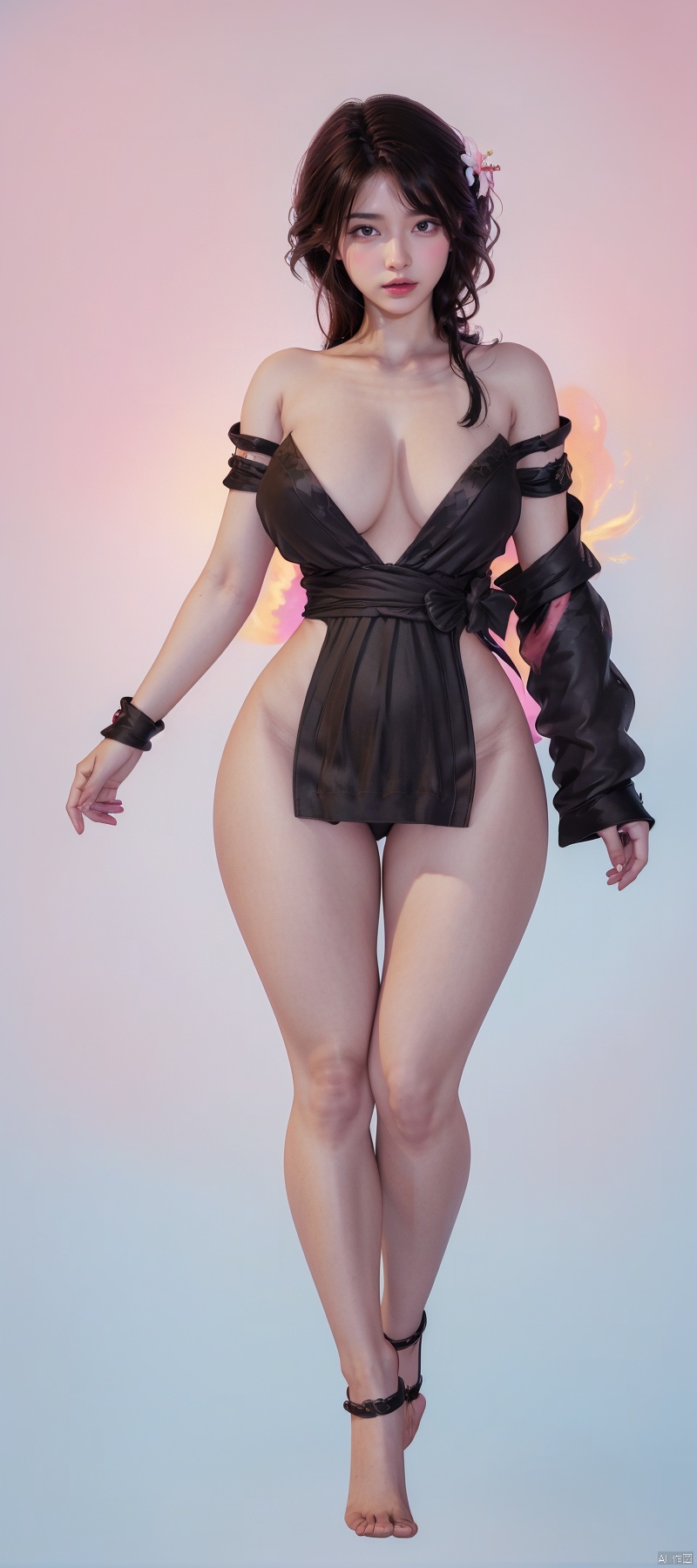 1 girl,  flame body,  masterpiece on Tensor.Art