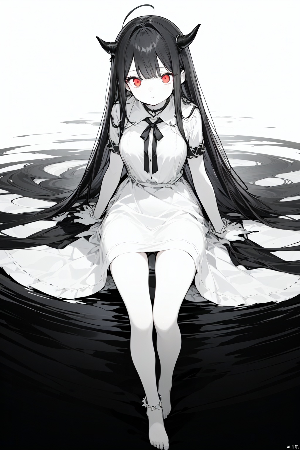 2girls,  abyssal_ship,  ahoge on Tensor.Art