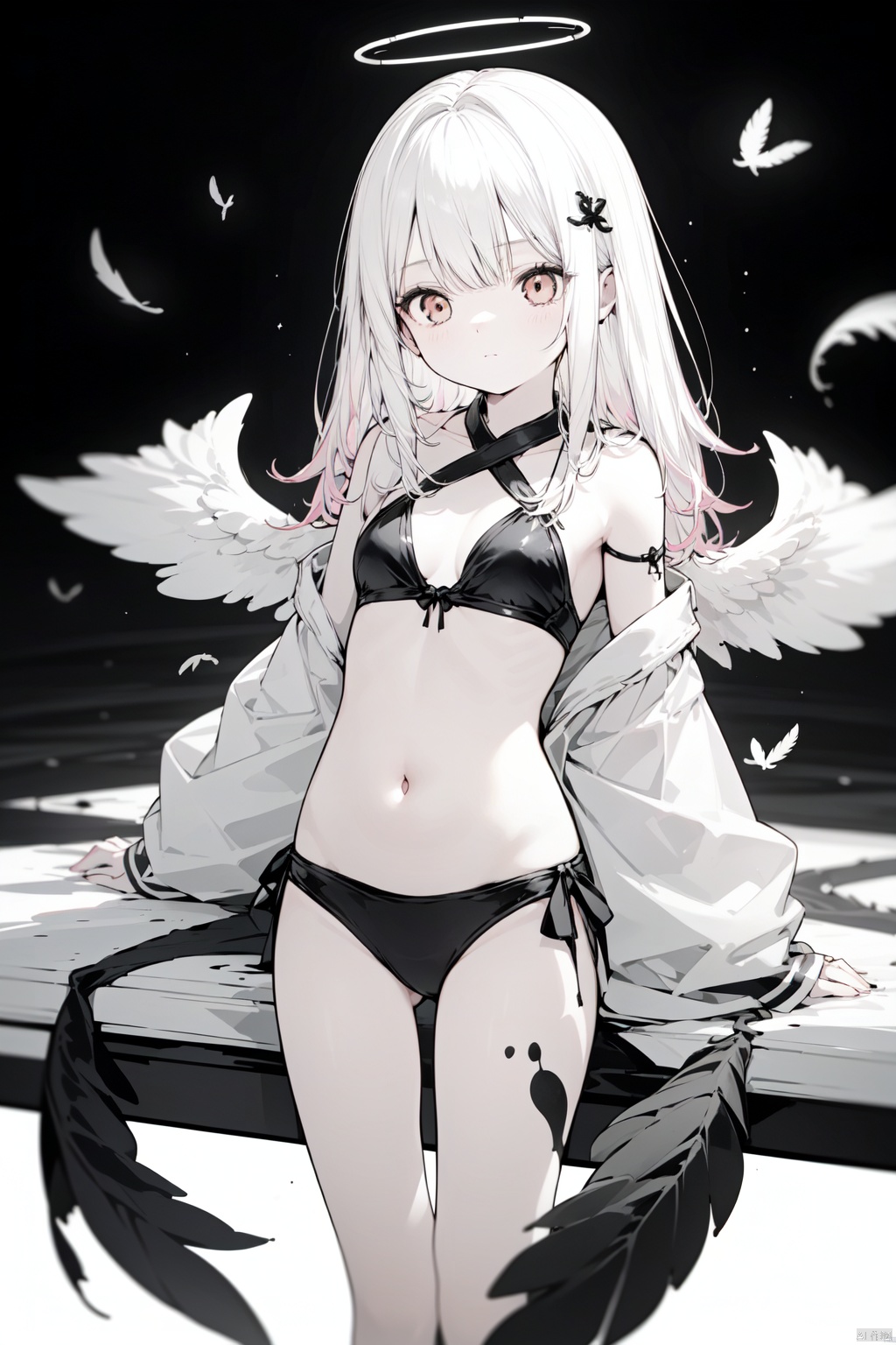 1girl,  angel,  angel_wings on Tensor.Art