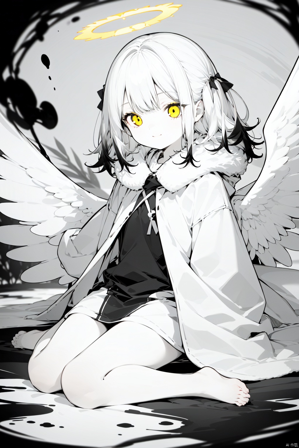 1boy,  1girl,  angel on Tensor.Art
