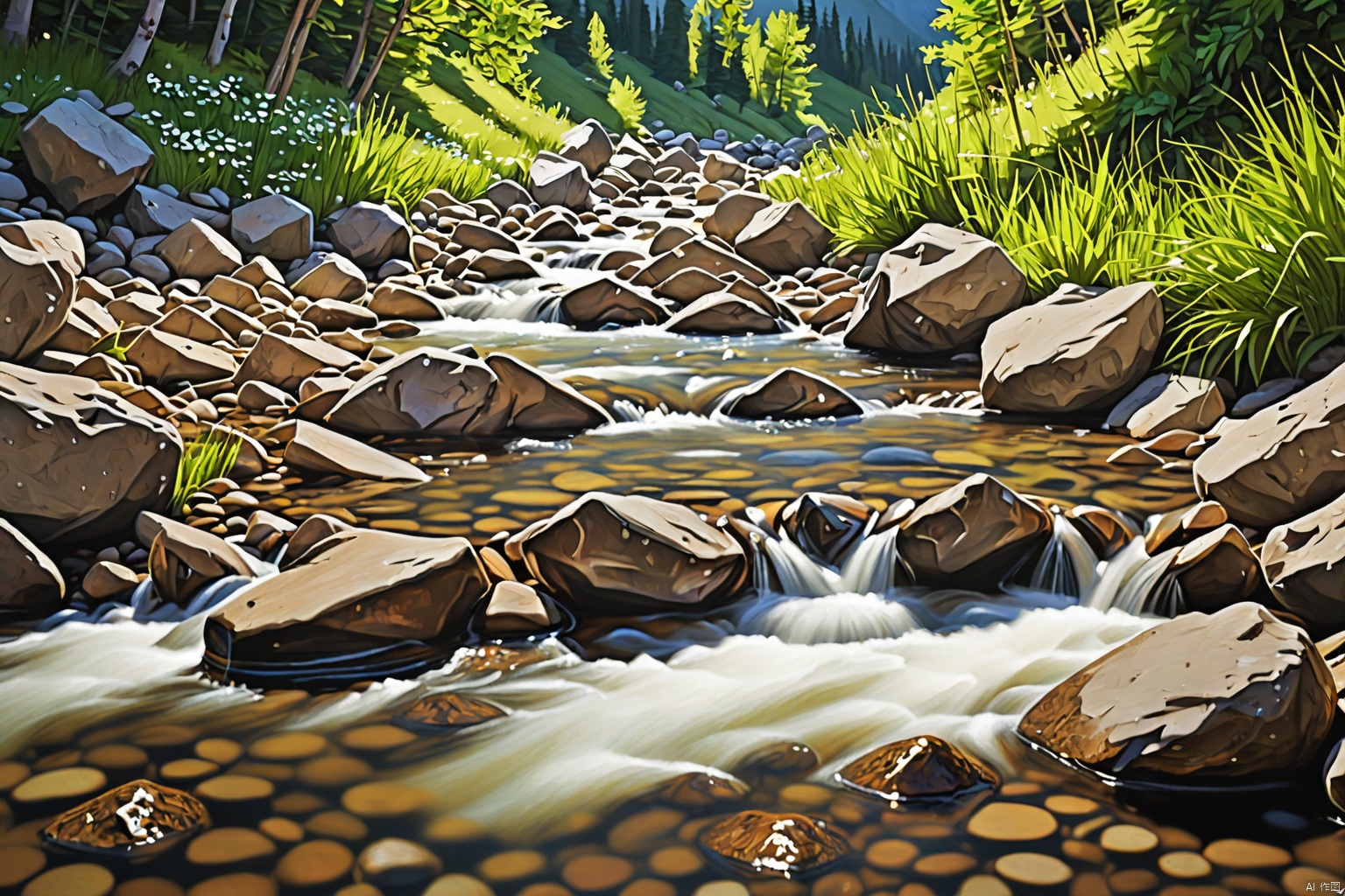 Mountain stream,