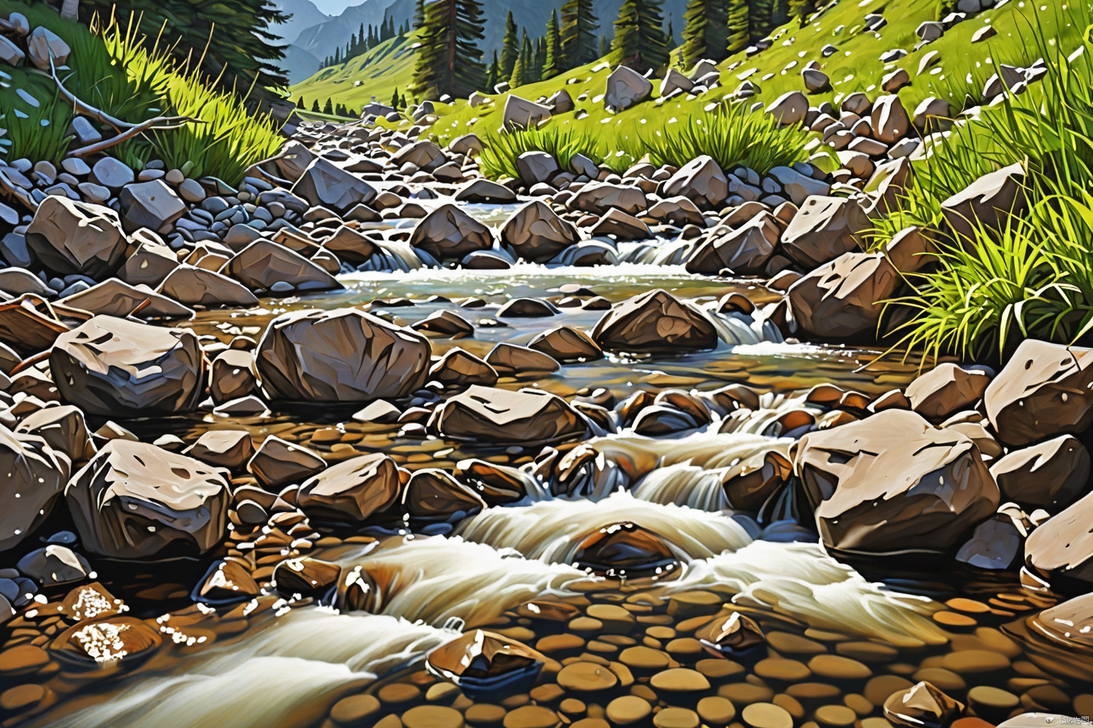 Mountain stream,