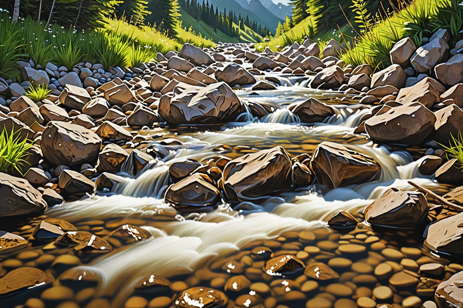 Mountain stream,