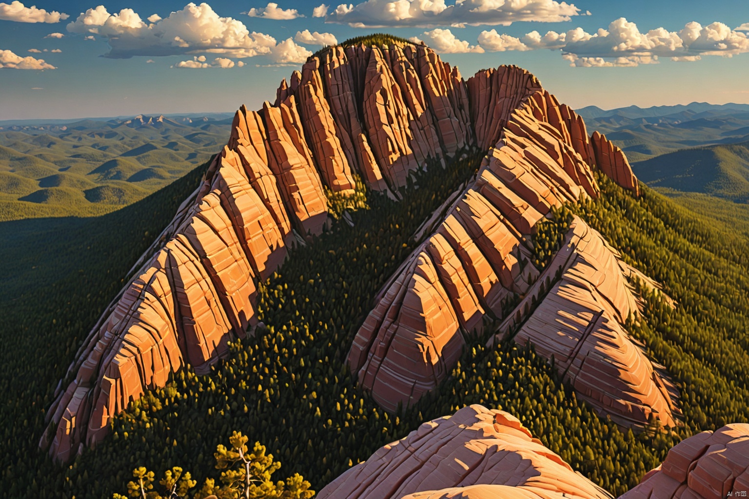 Sandstone Mountain,
