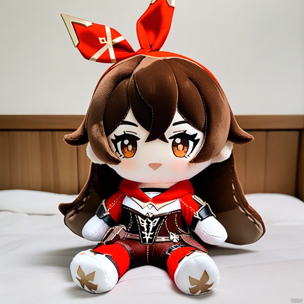 plush-doll-style,1girl,amber \(genshin impact\), genshin impact, sitting,, masterpiece,best quality,