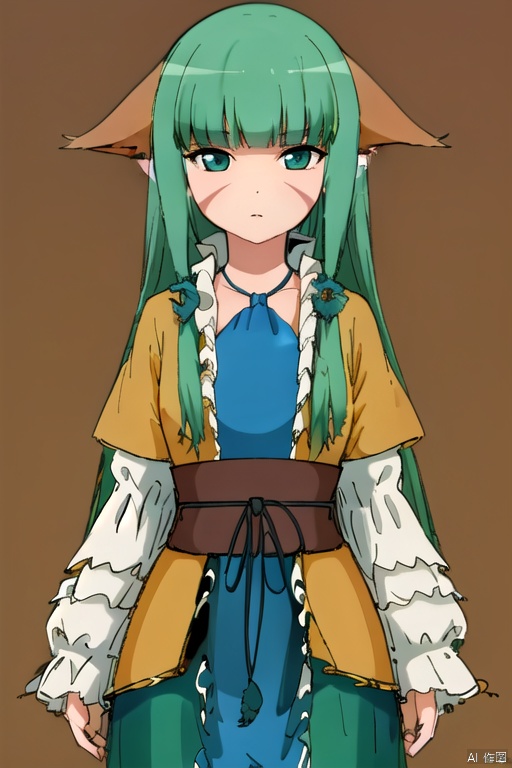  trss,﻿(RAW photo, best quality),masterpiece,an extremely delicate and beautiful,extremely detailed,CG,2k wallpaper,Amazing,finely detail,extremely detailed CG unity 8k wallpaper,huge filesize,ultra-detailed,uncensored,looking at viewer,long sleeves,dress ,puffy sleeves,wide sleeves,frilled dress,green dress, ((poakl))