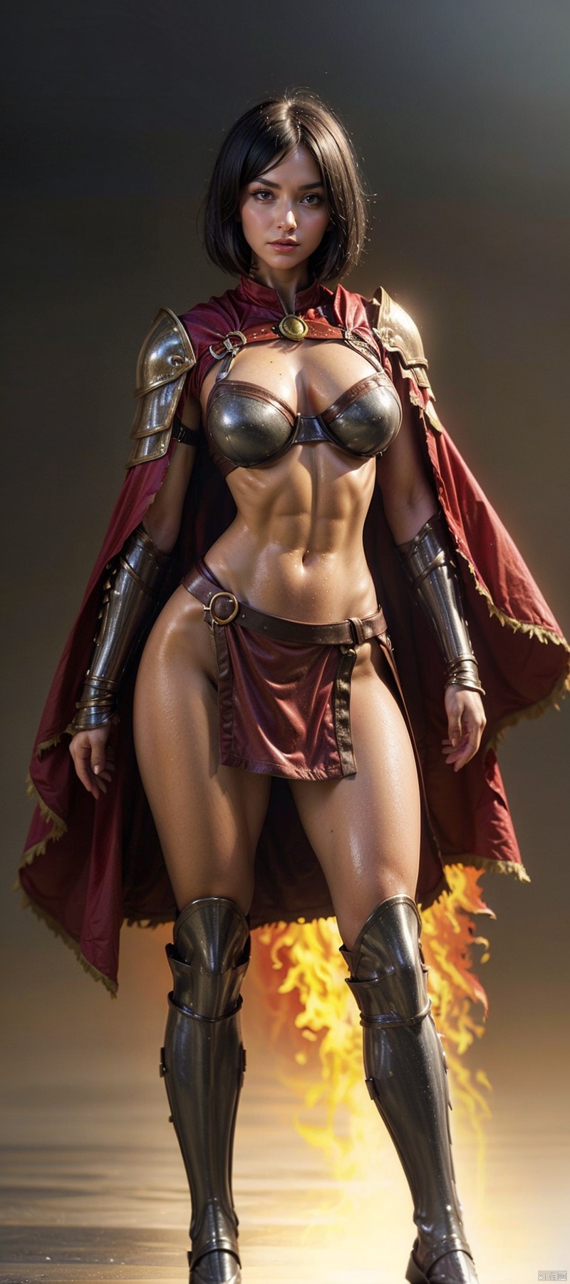 1 girl,  flame body,  masterpiece on Tensor.Art