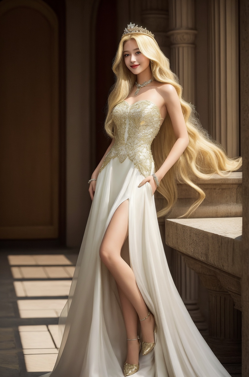 (masterpiece),  1girl,  long hair on Tensor.Art