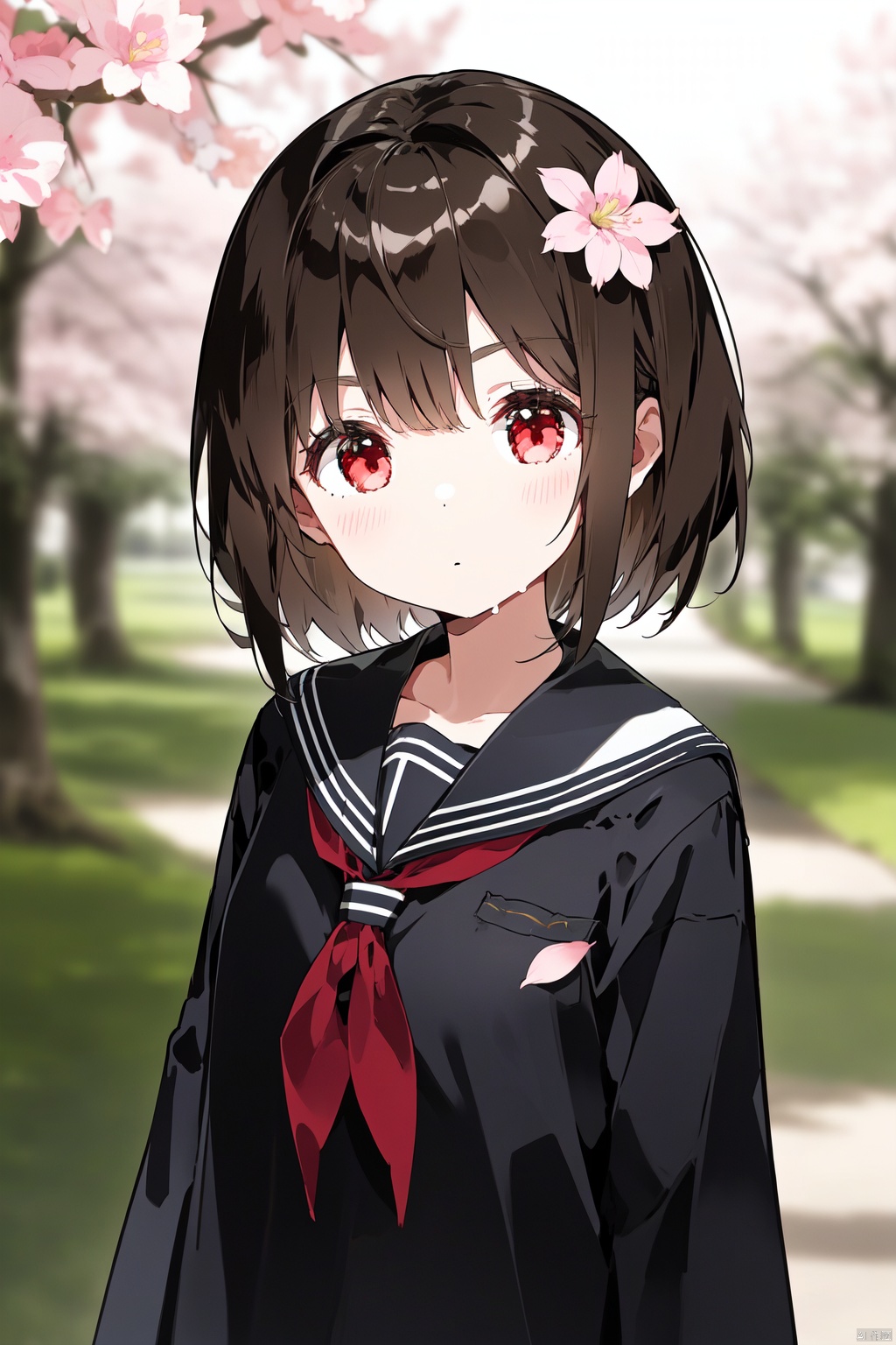 1girl,  bangs,  black_sailor_collar on Tensor.Art