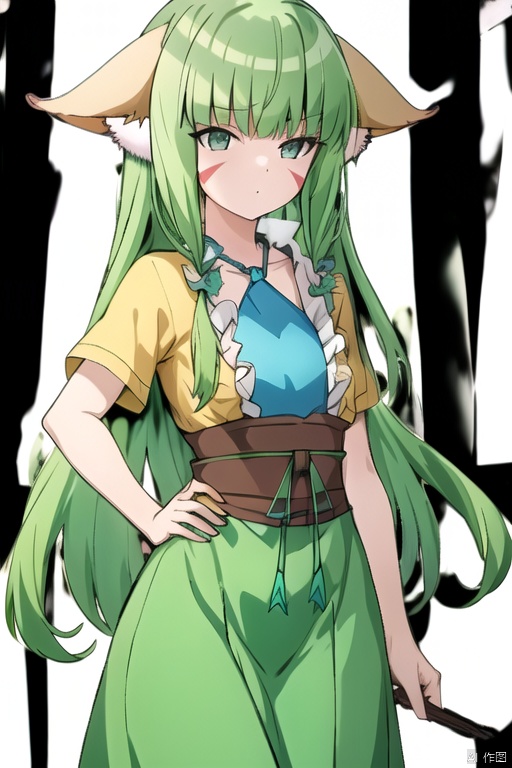1TSSRSRR,dress,hand on hip,(facial mark:0.8)