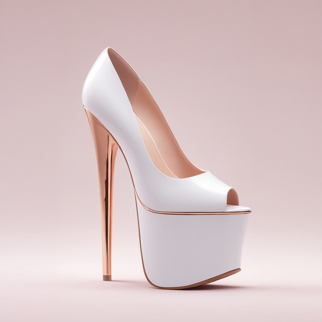 (Platform High Heels),  Platform high heel shoe,  that defies convention with its innovative: design. Super sexy High Heel...