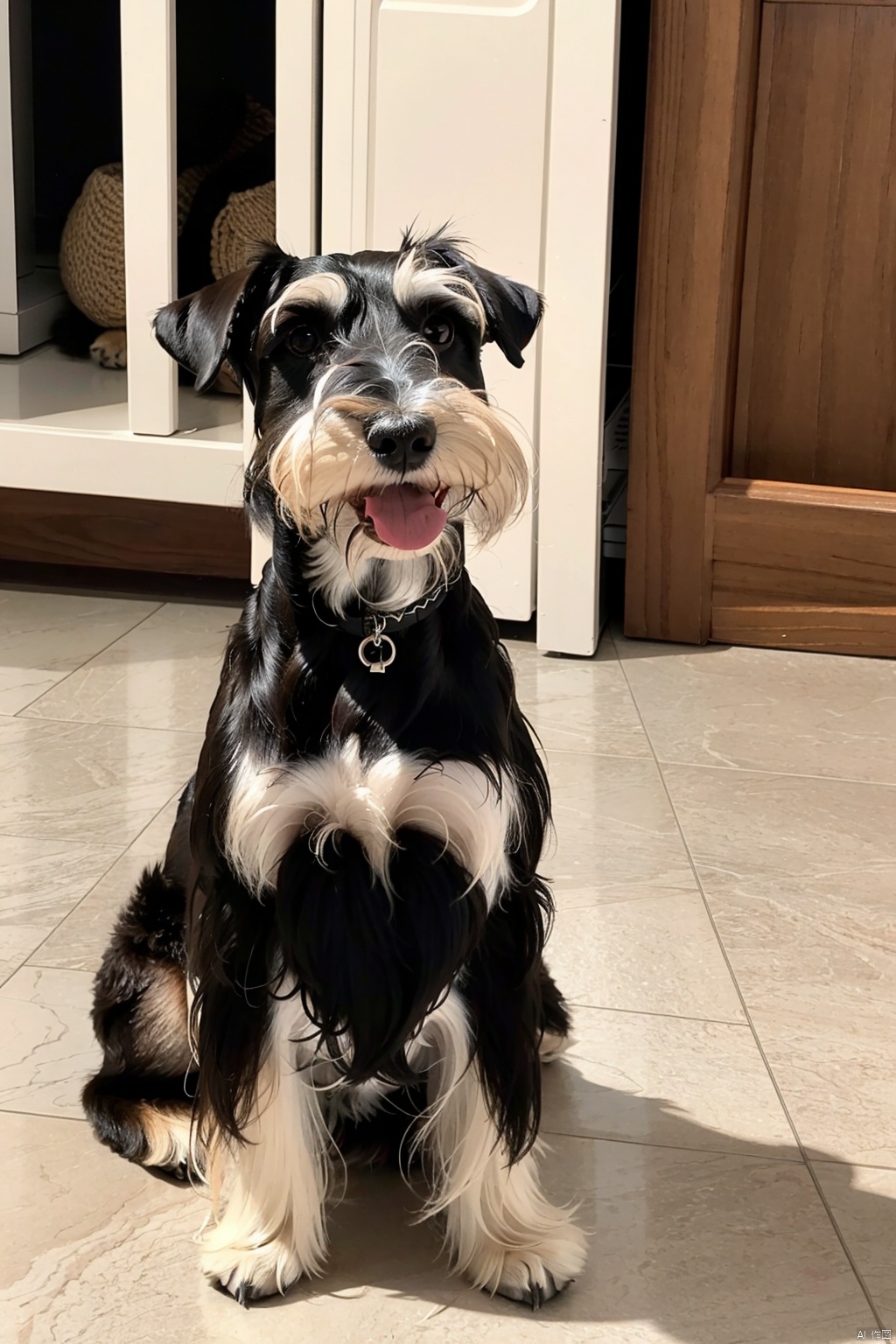  absurdres,incredibly absurdres,reality,realistic, Dog_Standard Schnauzer