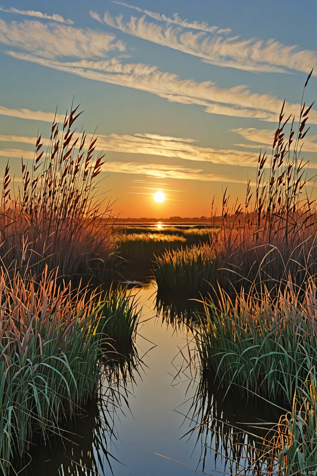 Reed marshes , - 2

