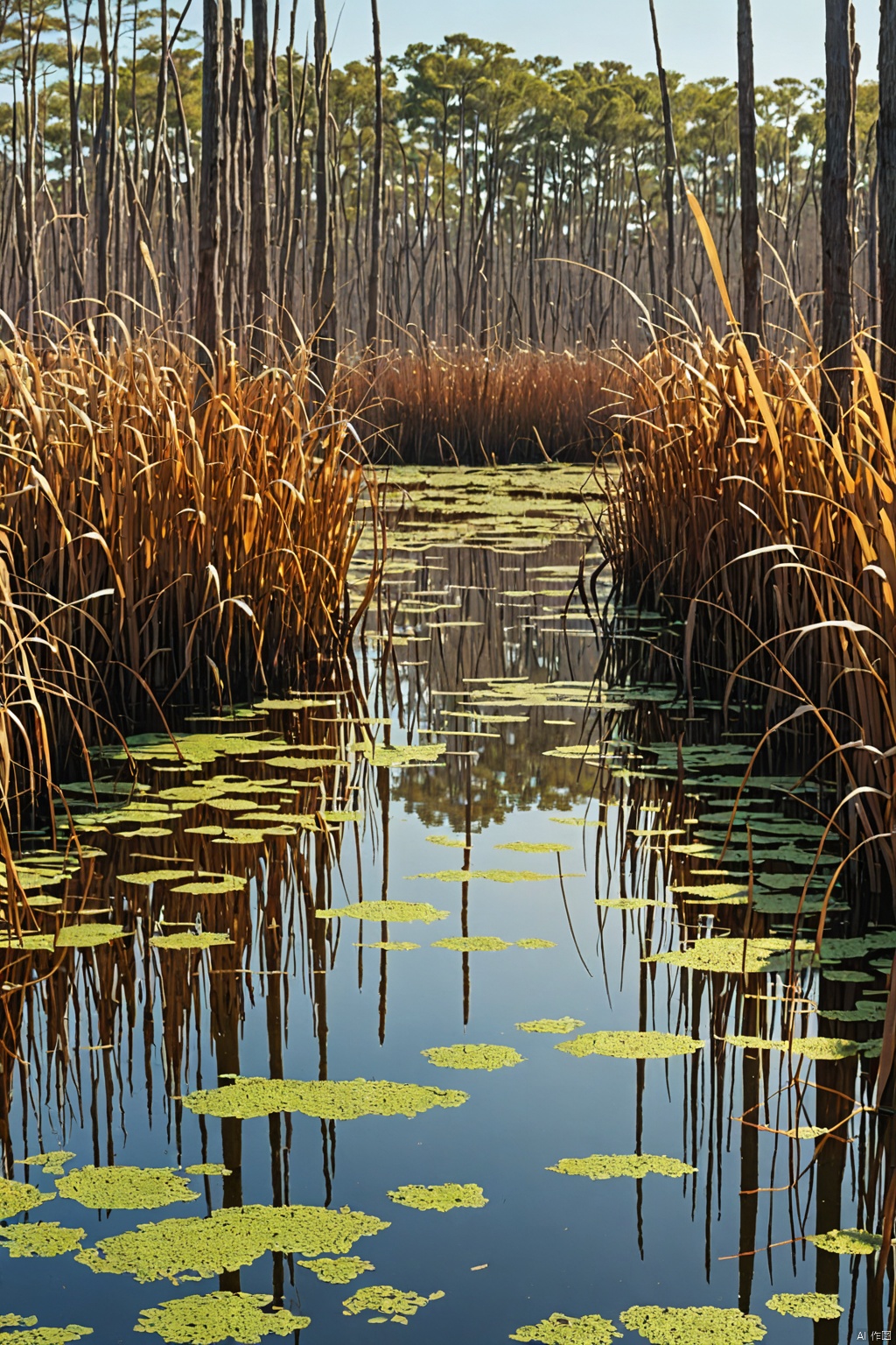 Reed swamp ,