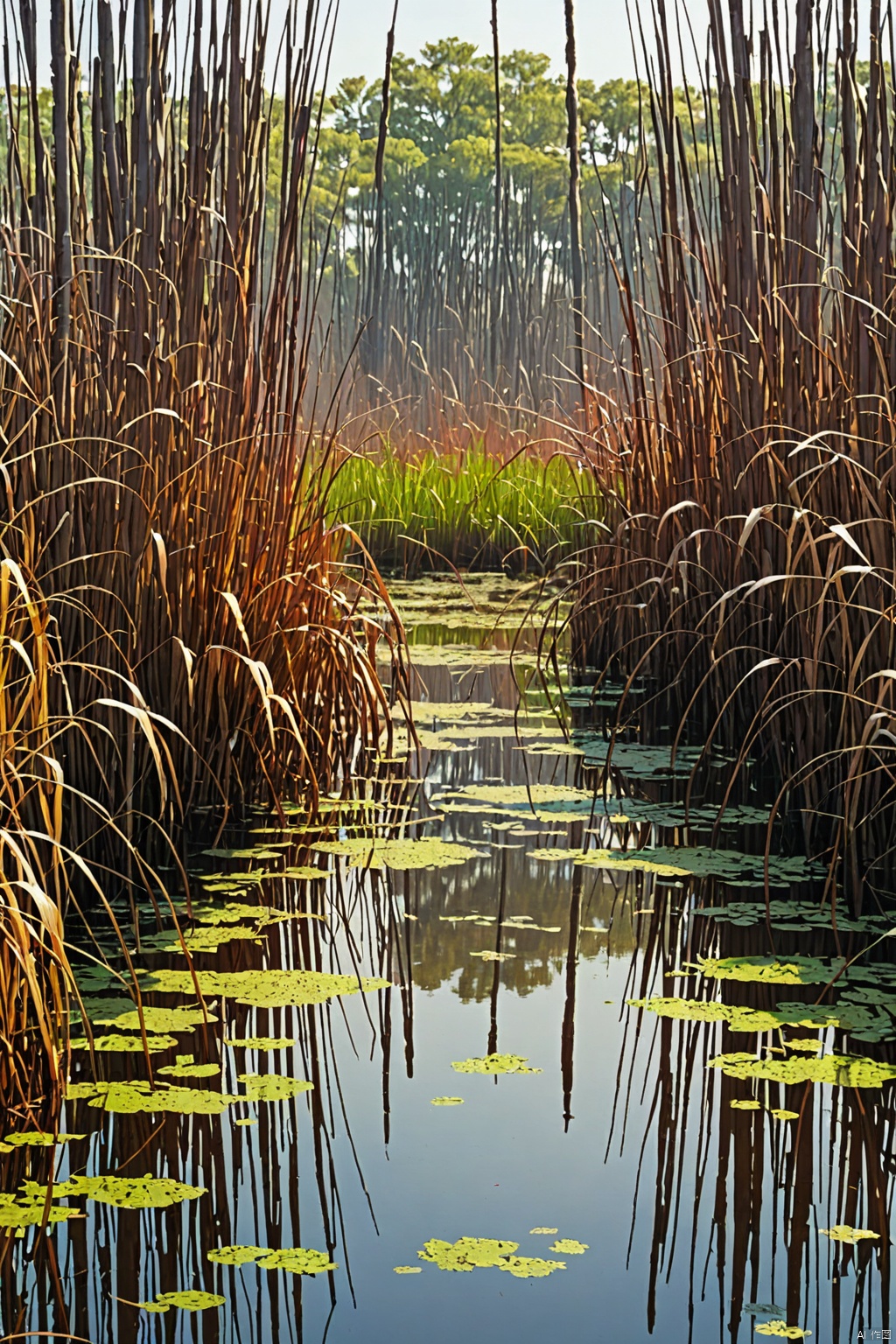 Reed swamp ,