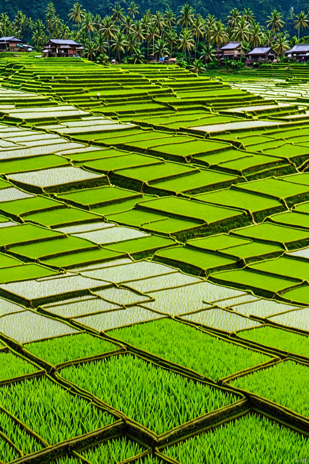 Rice paddies ,