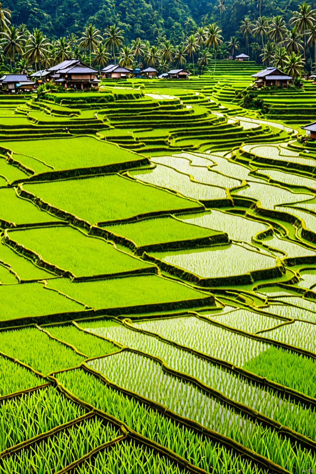 Rice paddies ,
