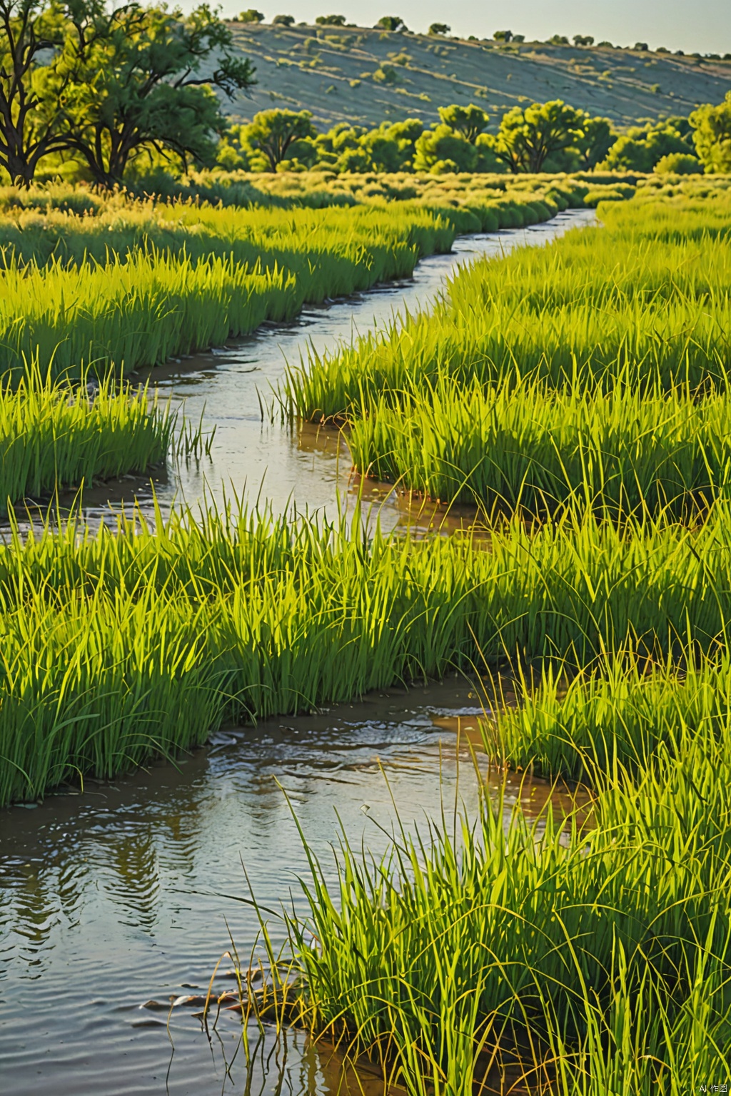 Riparian grassland ,