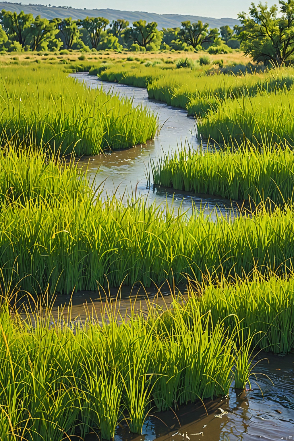 Riparian grassland ,