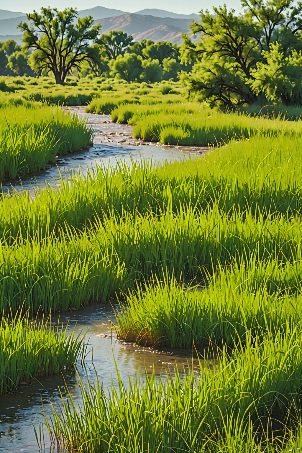 Riparian grassland ,