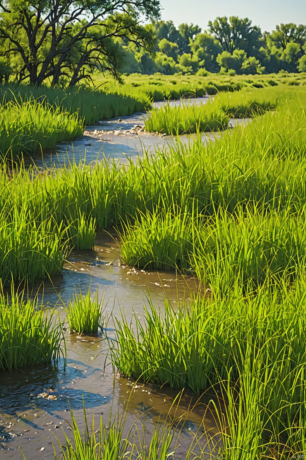 Riparian grassland ,
