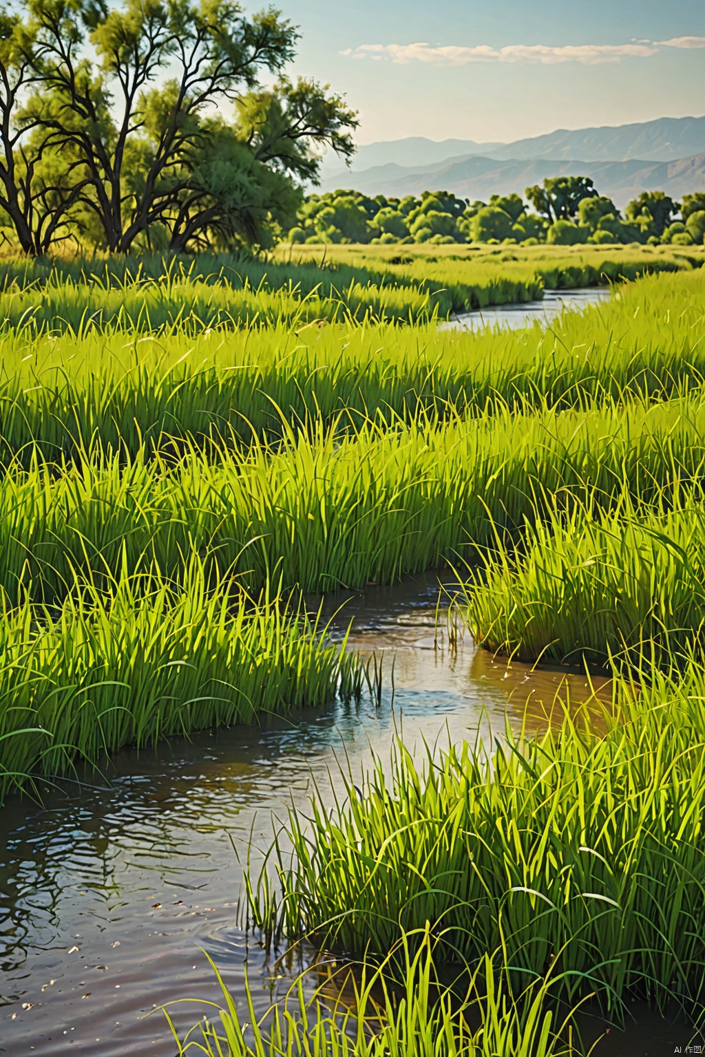 Riparian grassland ,