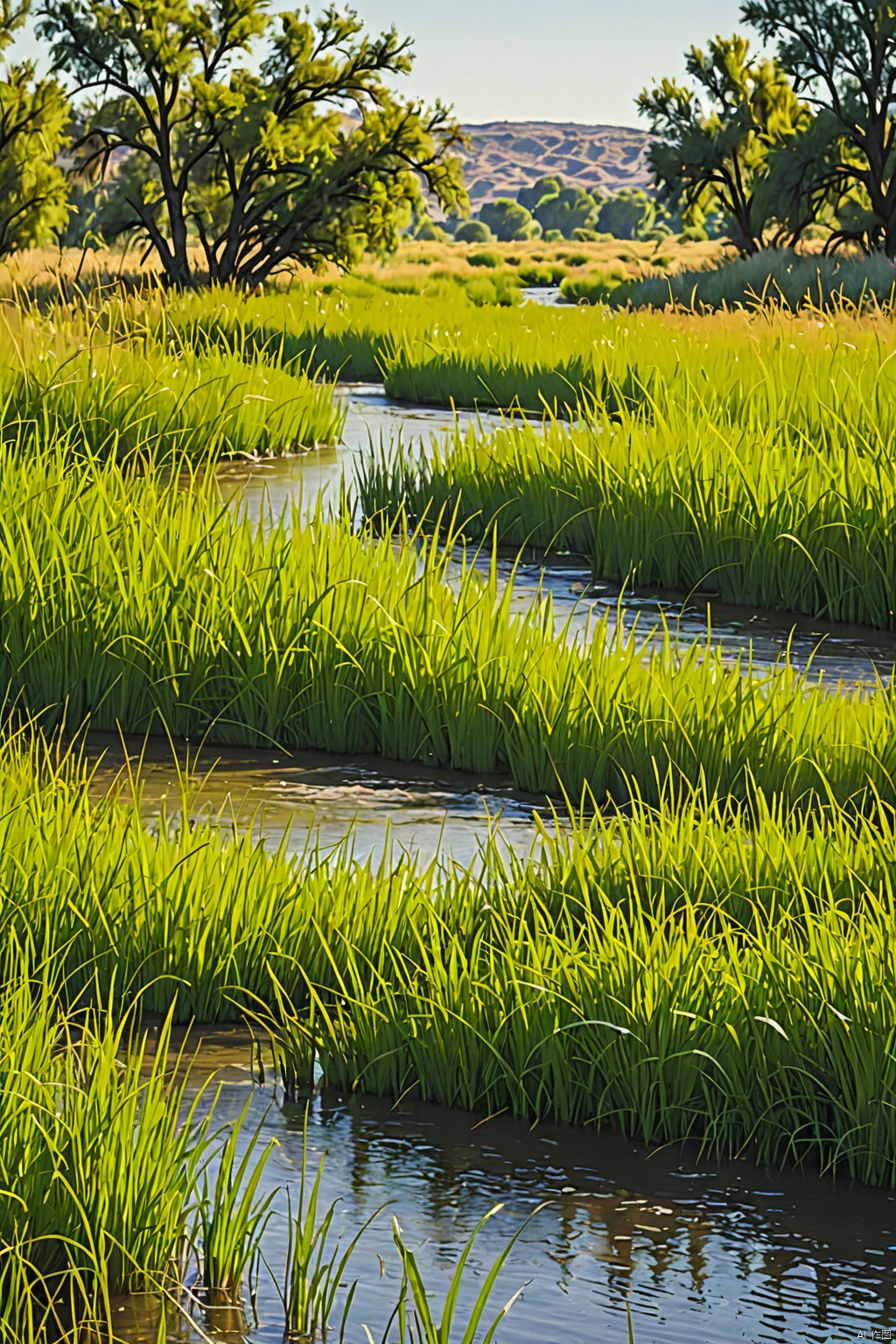 Riparian grassland ,