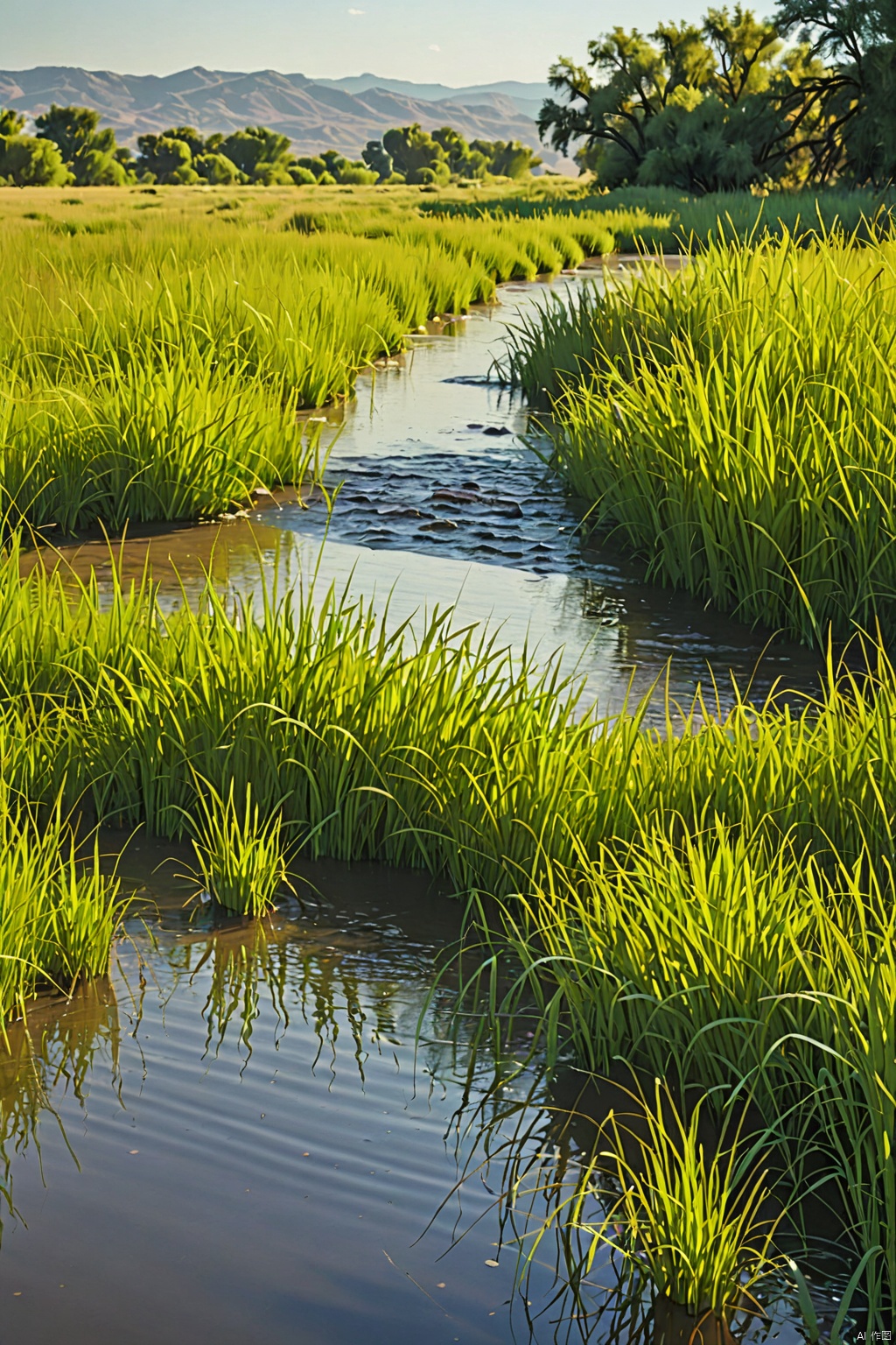 Riparian grassland ,