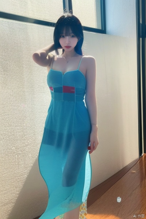 A young girl, 

