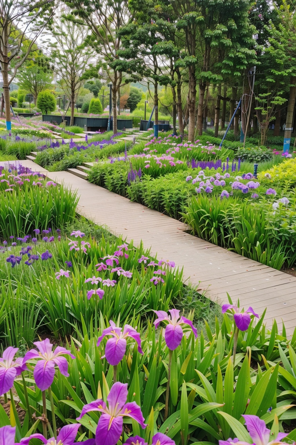 yuanwei,purpleflower,flower field,tree,nature,steps,path,day,forest,HDR,UHD,8K,best quality,masterpiece,Highly detailed,Studio lighting,sharp focus,HDR-based rendering,extreme-description,Beautiful composition,a peaceful atmosphere,advanced sense,
,pinkflower