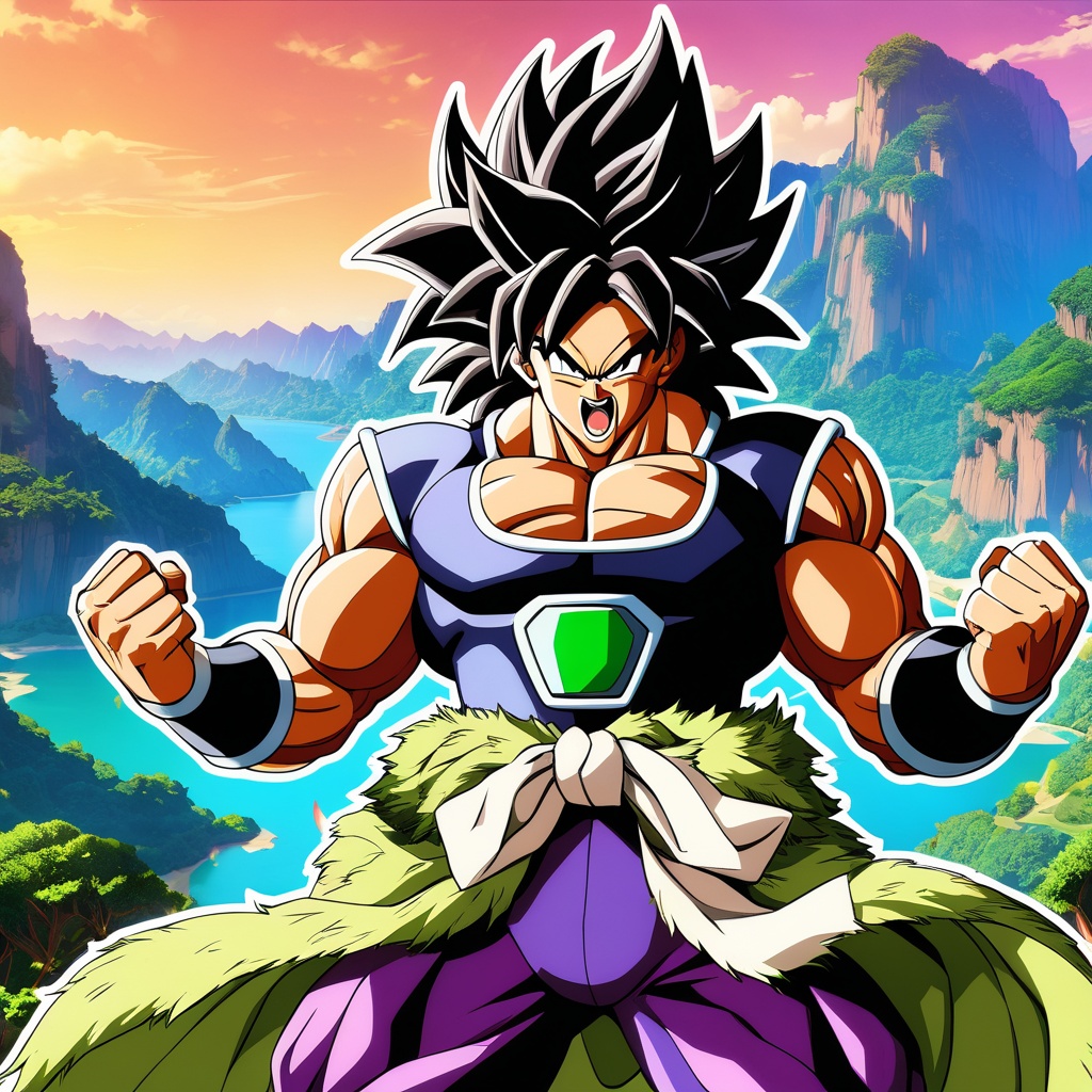 1boy,  Broly,  solo on Tensor.Art