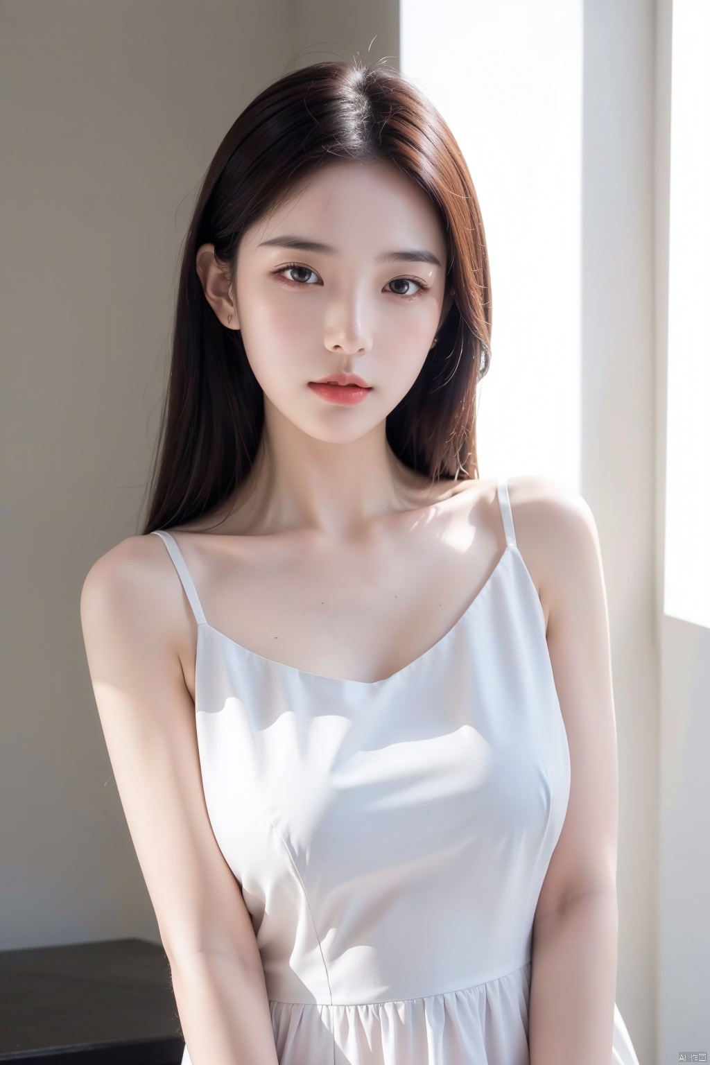 1girl,beautiful girl,looking at viewer,(best quality, masterpiece, ultra-high resolution, 8K, HDR, UHD, 64K, official art),photo,Ultra-realistic,full frontal,upper body,