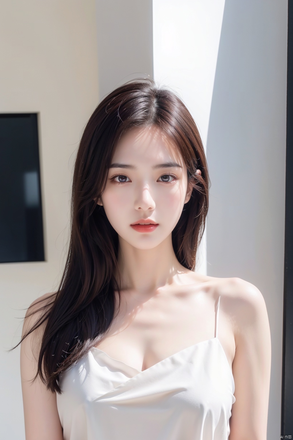 1girl,beautiful girl,looking at viewer,(best quality, masterpiece, ultra-high resolution, 8K, HDR, UHD, 64K, official art),photo,Ultra-realistic,full frontal,upper body,