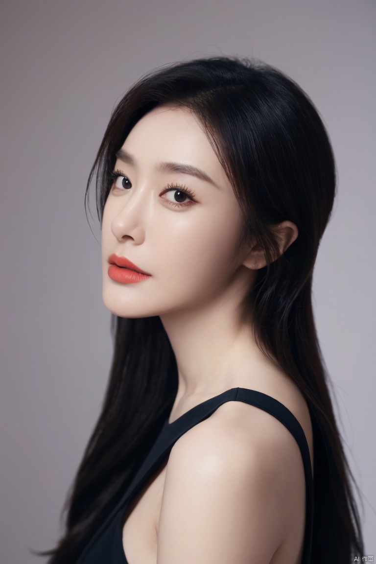  Surrealist beauty photo, a beautiful woman wearing complex and detailed colored clothes and future jewelry, low cut.,