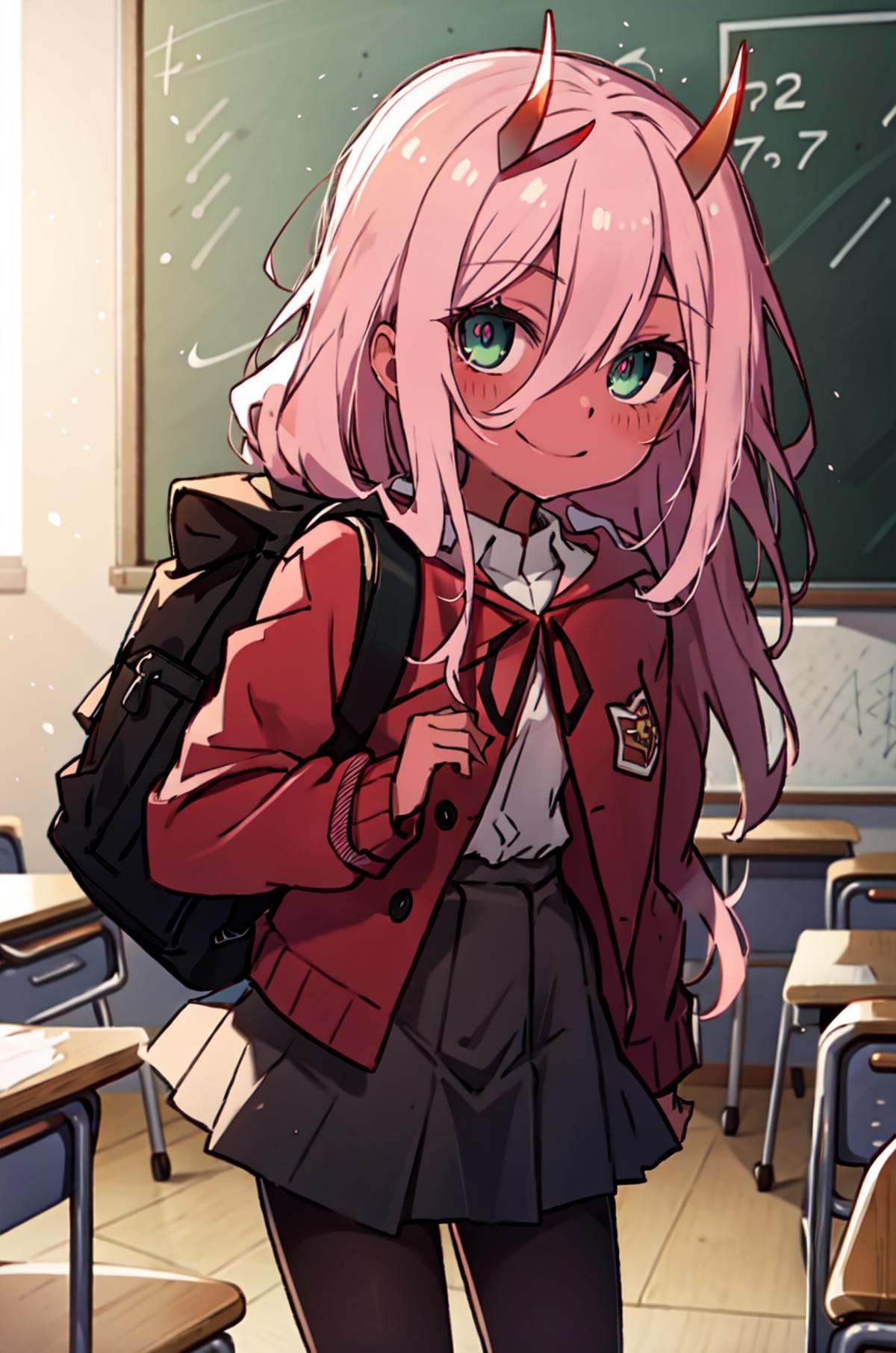 Zero Two,  1girl,  masterpiece on Tensor.Art
