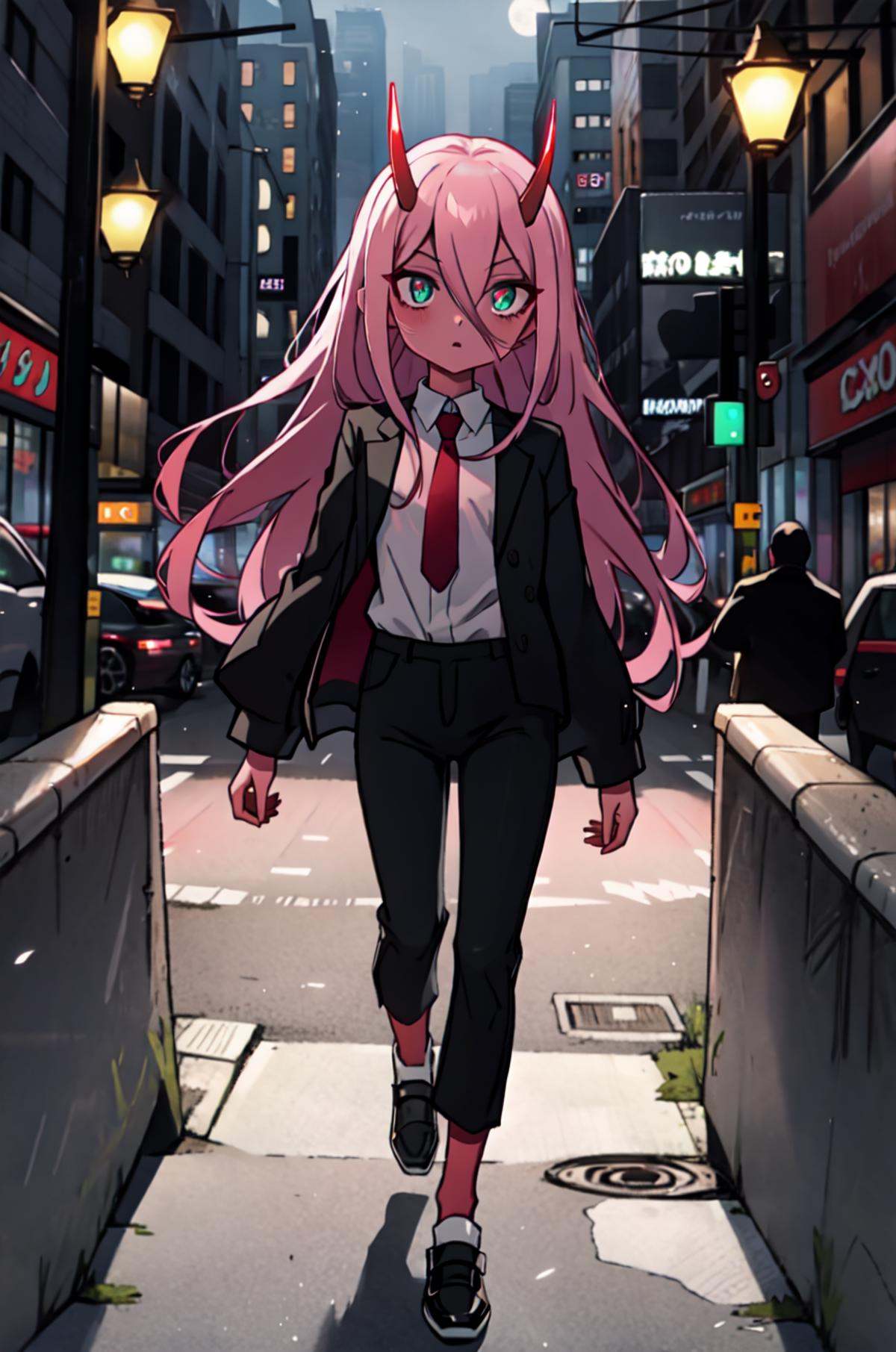 Zero Two,  1girl,  masterpiece on Tensor.Art
