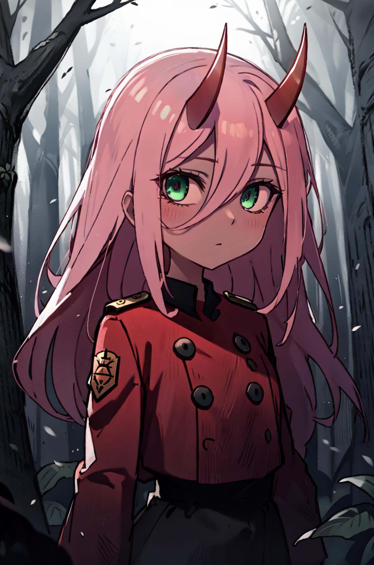 Zero Two,  1girl,  masterpiece on Tensor.Art