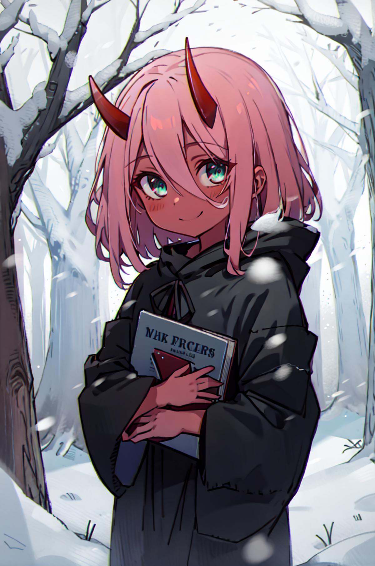 Zero Two,  1girl,  masterpiece on Tensor.Art
