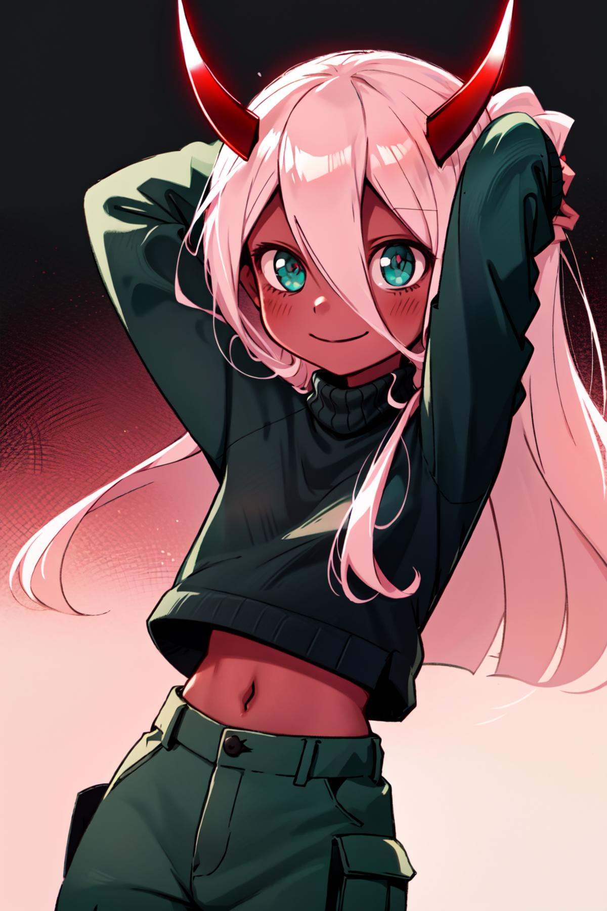 Zero Two,  1girl,  masterpiece on Tensor.Art