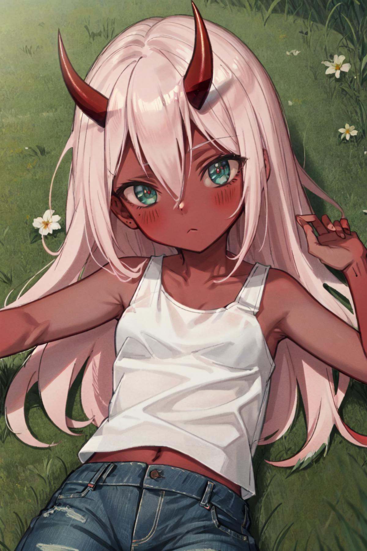 Zero Two,  1girl,  masterpiece on Tensor.Art