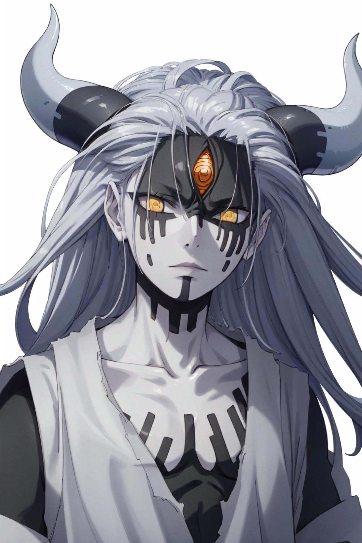 Momoshiki,  1boy,  two-tone skin on Tensor.Art