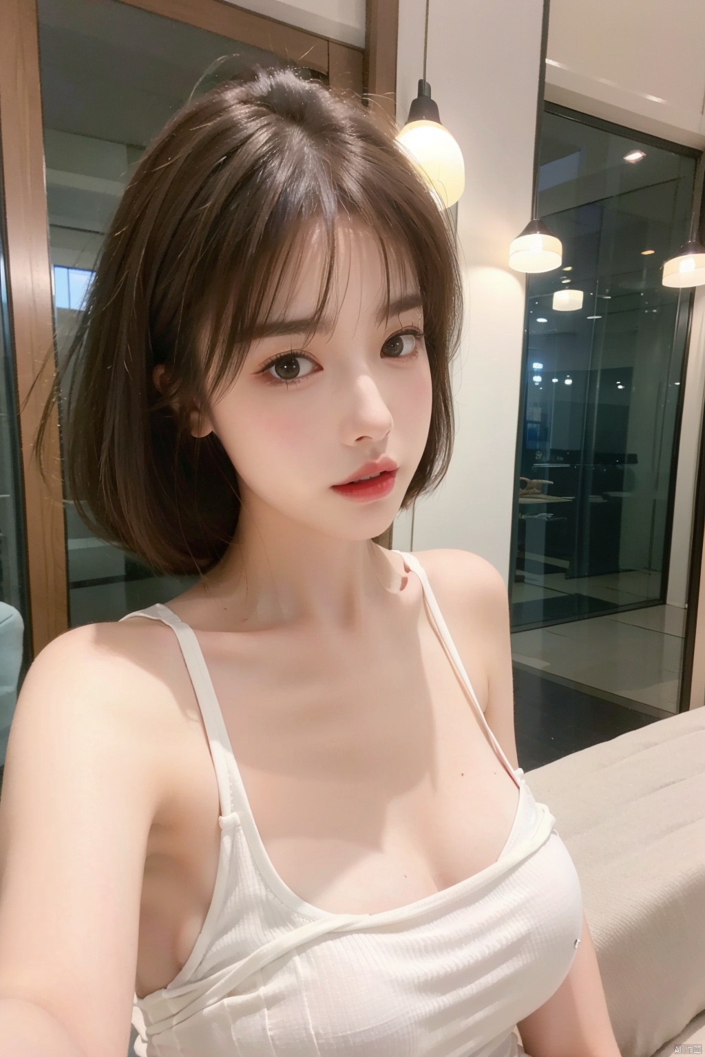  1girl,beautiful girl,looking at viewer,(best quality, masterpiece, ultra-high resolution, 8K, HDR, UHD, 64K, official art),photo,Ultra-realistic,full frontal,upper body,