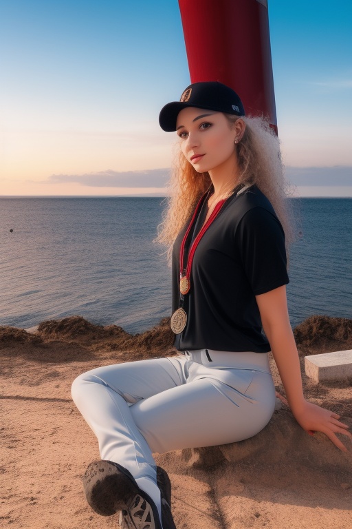 French girl,  grey blonde hair(very long hair,  curly_hair) on Tensor.Art