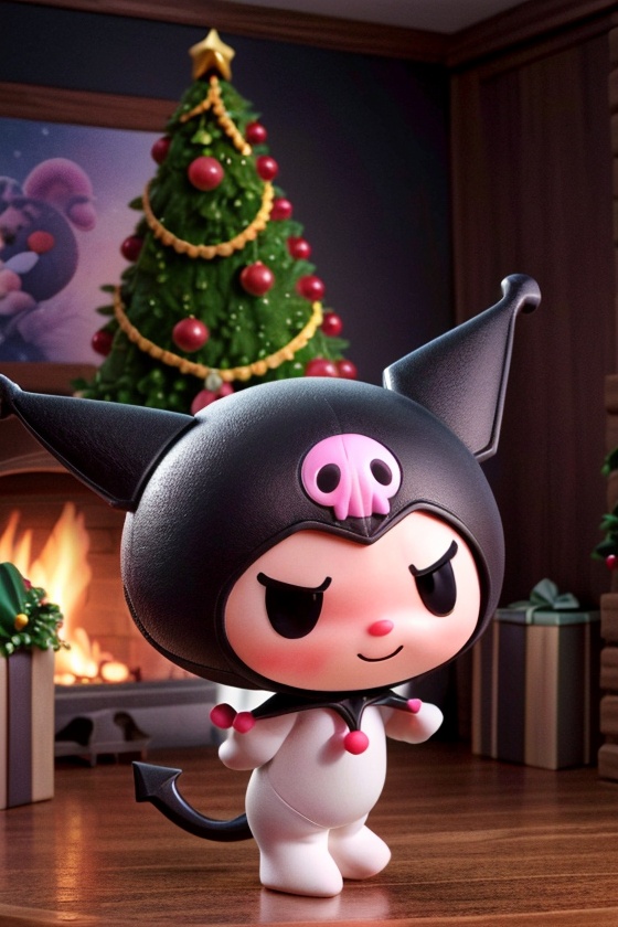 kuromi,  solo,  creature on Tensor.Art