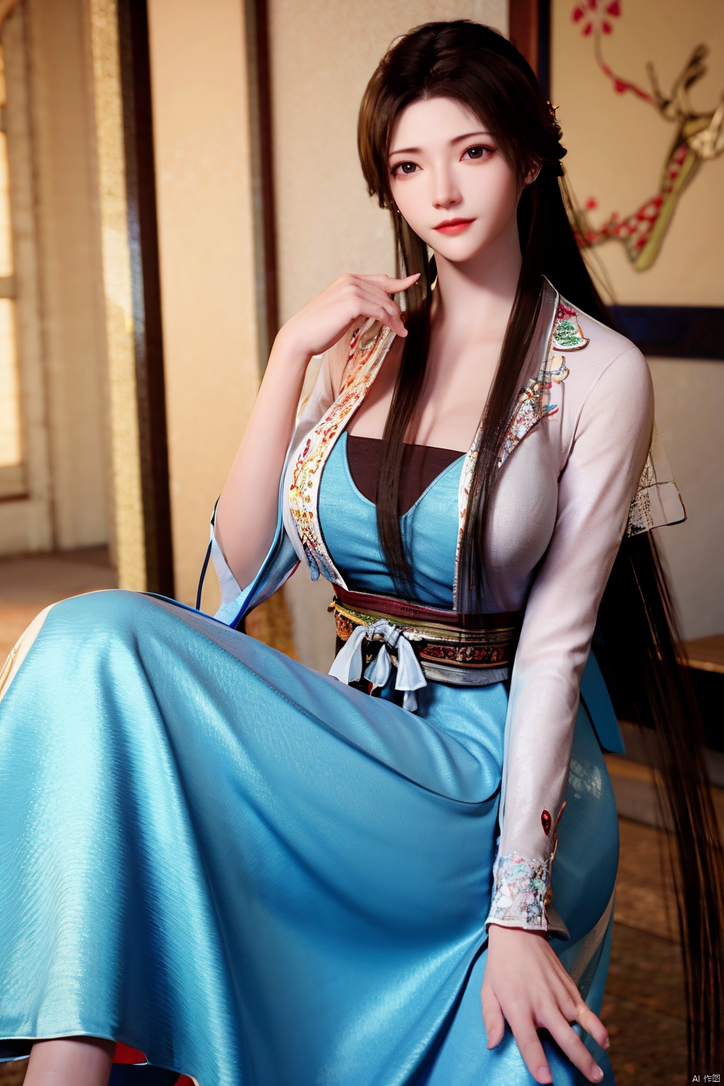  best quality,masterpiece,1girl,Xlimuwan,(big breasts:1.29),